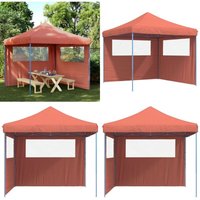 Partyzelt Faltbar Pop-Up mit 2 Seitenteilen Terrakottarot - Outdoor-Pavillon - Gartenpavillon - Festzelt - Markise - Sonnenschutz - Home & Living Partyzelt Faltbar Pop-Up mit 2 Seitenteilen Terrakottarot - Outdoor-Pavillon - Gartenpavillon - Festzelt - Markise - Sonnenschutz - Home & Living von VIDAXL