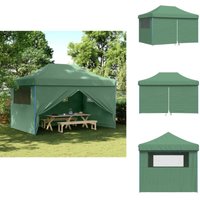 Partyzelt Faltbar Pop-Up mit 4 Seitenteilen Grün - Outdoor-Pavillon - Gartenfestzelt - Partyzelt - Sonnenschutz - Zelte Partyzelt Faltbar Pop-Up mit 4 Seitenteilen Grün - Outdoor-Pavillon - Gartenfestzelt - Partyzelt - Sonnenschutz - Zelte von VIDAXL