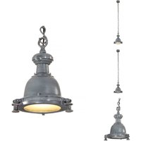Pendelleuchte 25x25x138 cm Aluminium - Industrielle Pendelleuchte - Aluminium Pendelleuchte - Designer Lampe - Wohnzimmer Beleuchtung - Esszimmer von VIDAXL