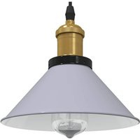 Vidaxl - Pendelleuchte Höhenverstellbar E27 Grau Glänzend ø 22 cm Metall von VIDAXL