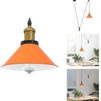 Vidaxl - Pendelleuchte Höhenverstellbar E27 Orange Glänzend Ø22cm Metall - Pendelleuchte - Pendelleuchten - Pendellampe - Pendelleuchte Für Küche Vidaxl - Pendelleuchte Höhenverstellbar E27 Orange Glänzend Ø22cm Metall - Pendelleuchte - Pendelleuchten - Pendellampe - Pendelleuchte Für Küche von VIDAXL