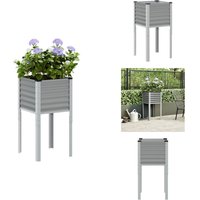 Pflanzkübel Grau 45x45x88 cm Stahl - Pflanzkübel - Blumenkübel - Pflanzgefäß - Blumenkasten Pflanzkübel Grau 45x45x88 cm Stahl - Pflanzkübel - Blumenkübel - Pflanzgefäß - Blumenkasten von VIDAXL