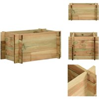 Pflanzkübel Hochbeet Kiefernholz Imprägniert 40 cm - Pflanzkübel - Hochbeet - Blumenerde - Gartenmöbel - Gartendeko Pflanzkübel Hochbeet Kiefernholz Imprägniert 40 cm - Pflanzkübel - Hochbeet - Blumenerde - Gartenmöbel - Gartendeko von VIDAXL