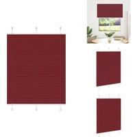 Plissee Bordeauxrot 105x150 cm Stoffbreite 104,4 cm Polyester - Plissee - Plissees - Faltrollo - Jalousie Plissee Bordeauxrot 105x150 cm Stoffbreite 104,4 cm Polyester - Plissee - Plissees - Faltrollo - Jalousie von VIDAXL