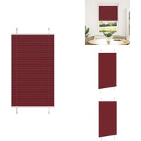 Vidaxl - Plissee Bordeauxrot 75x150 cm Stoffbreite 74,4 cm Polyester - Plissee - Plissees - Faltrollo - Jalousie Vidaxl - Plissee Bordeauxrot 75x150 cm Stoffbreite 74,4 cm Polyester - Plissee - Plissees - Faltrollo - Jalousie von VIDAXL