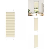 Vidaxl - Plissee Creme 40x150 cm Stoffbreite 39,4 cm Polyester - Plissee - Plissees - Faltrollo - Jalousie Vidaxl - Plissee Creme 40x150 cm Stoffbreite 39,4 cm Polyester - Plissee - Plissees - Faltrollo - Jalousie von VIDAXL