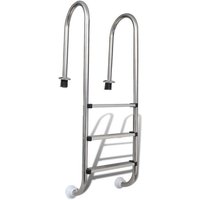 Pool-Leiter 3 Stufen 120 cm Edelstahl 304 Vidaxl 760496 von VIDAXL