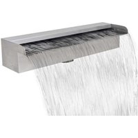 Pool-Wasserfall Fontäne Rechteckig Edelstahl 45 cm - Vidaxl von VIDAXL