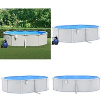 Vidaxl - Pool mit Sandfilterpumpe 490x360x120 cm - Pool - Pools - Home & Living von VIDAXL