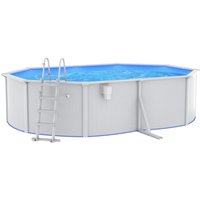 Pool mit Sicherheitsleiter 490x360x120 cm Vidaxl von VIDAXL