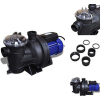 Pool- & Whirlpool-Filter - Schwimmbadpumpe Umwälzpumpe Poolpumpe Pumpe elektronik blau 1200W von VIDAXL
