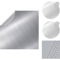 Vidaxl - Poolabdeckungen & -unterlagen - Living Poolabdeckung Silbern 381 cm pe - Silber von VIDAXL
