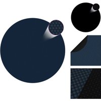 Vidaxl - Poolabdeckungen & -unterlagen - Living Treibende Pool-Solarplane pe 527 cm Schwarz und Blau - Schwarz von VIDAXL