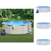 Vidaxl - Pools - Living Pool mit Sandfilterpumpe und Leiter 460x120 cm Vidaxl - Pools - Living Pool mit Sandfilterpumpe und Leiter 460x120 cm von VIDAXL