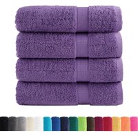 Premium-Duschtücher solund 4 Stk. Lila 70x140 cm 600 g/m² Vidaxl Premium-Duschtücher solund 4 Stk. Lila 70x140 cm 600 g/m² Vidaxl von VIDAXL