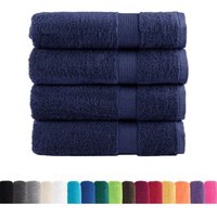 Premium-Duschtücher solund 4 Stk. Marineblau 70x140 cm 600 g/m² Vidaxl Premium-Duschtücher solund 4 Stk. Marineblau 70x140 cm 600 g/m² Vidaxl von VIDAXL