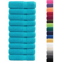 Premium-Handtücher solund 10 Stk. Türkis 50x100 cm 600 g/m² Vidaxl Premium-Handtücher solund 10 Stk. Türkis 50x100 cm 600 g/m² Vidaxl von VIDAXL