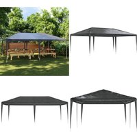 Profi-Partyzelt 4×6 m Anthrazit 90 g/m² - Partyzelt - Gartenparty - Outdoor Event - Grillparty - Festzelt - Home & Living von VIDAXL