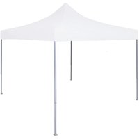 Profi-Partyzelt Faltbar 2×2 m Stahl Weiß - Vidaxl von VIDAXL