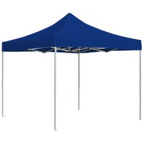 Vidaxl - Profi-Partyzelt Faltbar Aluminium 2x2 m Blau von VIDAXL