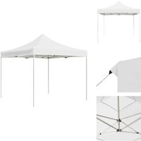 Vidaxl - Profi-Partyzelt Faltbar Aluminium 2x2 m Weiß - Outdoor-Zelt - Gartenzelt - Partyzelt - Grillzelt - Sommerzelt von VIDAXL