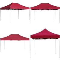 Profi-Partyzelt Faltbar Aluminium 4,5x3 m Weinrot - Outdoor Event Zelte - Gartenzelt - Partyzelt - Weinfarbene Markise - Aluminiumgartenmöbel - Home Profi-Partyzelt Faltbar Aluminium 4,5x3 m Weinrot - Outdoor Event Zelte - Gartenzelt - Partyzelt - Weinfarbene Markise - Aluminiumgartenmöbel - Home von VIDAXL