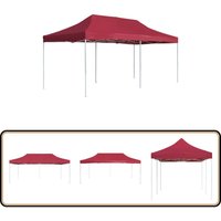 Profi-Partyzelt Faltbar Aluminium 6×3 m Weinrot - Outdoor Event Zelte - Gartenzelt - Partyzelt - Weinfarbene Markise - Aluminium Partyzelt Profi-Partyzelt Faltbar Aluminium 6×3 m Weinrot - Outdoor Event Zelte - Gartenzelt - Partyzelt - Weinfarbene Markise - Aluminium Partyzelt von VIDAXL