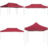Profi-Partyzelt Faltbar Aluminium 6×3 m Weinrot - Outdoor Event Zelte - Gartenzelt - Partyzelt - Weinfarbene Markise - Aluminium Partyzelt - Home & Profi-Partyzelt Faltbar Aluminium 6×3 m Weinrot - Outdoor Event Zelte - Gartenzelt - Partyzelt - Weinfarbene Markise - Aluminium Partyzelt - Home & von VIDAXL