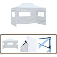 Vidaxl - Profi-Partyzelt Faltbar mit 3 Seitenwänden 3×4m Stahl Weiß - Outdoor Event Zelt - Partyzelt - Gartenparty - Grillplatz - Festivalzelt Vidaxl - Profi-Partyzelt Faltbar mit 3 Seitenwänden 3×4m Stahl Weiß - Outdoor Event Zelt - Partyzelt - Gartenparty - Grillplatz - Festivalzelt von VIDAXL