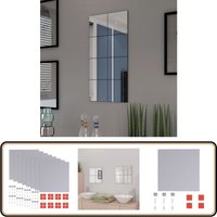 Vidaxl - Rahmenlos Spiegel Fliesen Glas 8 Stk. 20,5 cm - Spiegel Fliesen - Wand Spiegel - Glas Spiegel - Dekoratives Spiegel - Modernes Design von VIDAXL