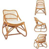 Vidaxl - Rattanstuhl Hellbraun Leinen - Rattanstuhl - Esszimmerstuhl - Wohnzimmersessel - Lounge Chair - Gartenstuhl Indoor Vidaxl - Rattanstuhl Hellbraun Leinen - Rattanstuhl - Esszimmerstuhl - Wohnzimmersessel - Lounge Chair - Gartenstuhl Indoor von VIDAXL