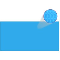 Vidaxl - Rechteckige Poolabdeckung 1200x600 cm pe Blau von VIDAXL