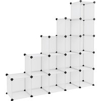 Regalsystem mit 15 Würfeln Transparent pp Vidaxl von VIDAXL