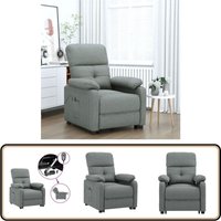 Vidaxl - Relaxsessel Elektrisch Dunkelgrau Stoff - Fernsehsessel - Elektrischer Relaxsessel - Bequeme Lounge Chair - Wohnzimmersessel - Dunkelgrauer Vidaxl - Relaxsessel Elektrisch Dunkelgrau Stoff - Fernsehsessel - Elektrischer Relaxsessel - Bequeme Lounge Chair - Wohnzimmersessel - Dunkelgrauer von VIDAXL
