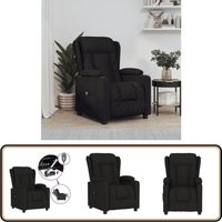 Vidaxl - Relaxsessel Elektrisch Schwarz Stoff - Fernsehsessel - Relaxsessel - Elektrischer Stuhl - Bequeme Lounge - Rückenlehne Verstellbar Vidaxl - Relaxsessel Elektrisch Schwarz Stoff - Fernsehsessel - Relaxsessel - Elektrischer Stuhl - Bequeme Lounge - Rückenlehne Verstellbar von VIDAXL