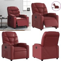 Vidaxl - Relaxsessel Elektrisch Weinrot Kunstleder - Fernsehsessel - Relaxsessel - Elektrischer Sessel - Bequeme Lounge Chair - Lederlook Sessel Vidaxl - Relaxsessel Elektrisch Weinrot Kunstleder - Fernsehsessel - Relaxsessel - Elektrischer Sessel - Bequeme Lounge Chair - Lederlook Sessel von VIDAXL