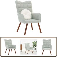 Relaxsessel Hellgrau Samt - Vidaxl Relaxsessel Hellgrau Samt - Vidaxl von VIDAXL