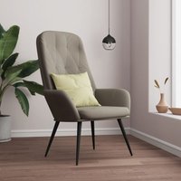 Vidaxl - Relaxsessel Hellgrau Samt von VIDAXL