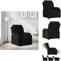 Vidaxl - Relaxsessel Schwarz Samt - Relaxsessel - Relaxstuhl - Sessel - Fernsehsessel Vidaxl - Relaxsessel Schwarz Samt - Relaxsessel - Relaxstuhl - Sessel - Fernsehsessel von VIDAXL