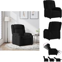 Vidaxl - Relaxsessel Schwarz Stoff - Relaxsessel - Relaxstuhl - Sessel - Fernsehsessel Vidaxl - Relaxsessel Schwarz Stoff - Relaxsessel - Relaxstuhl - Sessel - Fernsehsessel von VIDAXL