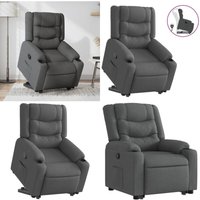 Vidaxl - Relaxsessel mit Aufstehhilfe Dunkelgrau Stoff - Relaxsessel - Fernsehsessel - TV-Sessel - Elektrischer Lift - Aufstehhilfe - Home & Living Vidaxl - Relaxsessel mit Aufstehhilfe Dunkelgrau Stoff - Relaxsessel - Fernsehsessel - TV-Sessel - Elektrischer Lift - Aufstehhilfe - Home & Living von VIDAXL