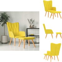 Relaxsessel mit Hocker Senfgelb Stoff - Relaxsessel Mit Hocker - Relaxsessel Mit Fußhocker - Sessel Mit Hocker - Sessel Mit Fußhocker Relaxsessel mit Hocker Senfgelb Stoff - Relaxsessel Mit Hocker - Relaxsessel Mit Fußhocker - Sessel Mit Hocker - Sessel Mit Fußhocker von VIDAXL