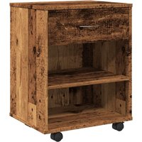 Rollcontainer Altholz-Optik 46x36x59 cm Holzwerkstoff Vidaxl 399704 Rollcontainer Altholz-Optik 46x36x59 cm Holzwerkstoff Vidaxl 399704 von VIDAXL