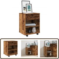 Rollcontainer Altholz-Optik 46x36x59 cm Holzwerkstoff - Vidaxl Rollcontainer Altholz-Optik 46x36x59 cm Holzwerkstoff - Vidaxl von VIDAXL
