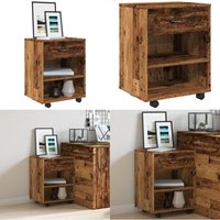 Vidaxl - Rollcontainer Altholz-Optik 46x36x59 cm Holzwerkstoff Vidaxl - Rollcontainer Altholz-Optik 46x36x59 cm Holzwerkstoff von VIDAXL