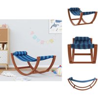 Vidaxl - Schaukelhängematte für Kinder Blau Streifen Stoff - Kinderhangmat - Schaukelstuhl - Outdoorspielzeug - Spielzimmer Dekoration - Blau Hangmat Vidaxl - Schaukelhängematte für Kinder Blau Streifen Stoff - Kinderhangmat - Schaukelstuhl - Outdoorspielzeug - Spielzimmer Dekoration - Blau Hangmat von VIDAXL