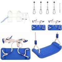 Schaukelsitze mit Seilen 2 Stk. Blau 37x15 cm Polyethene - Schaukelsitze - Outdoorspielzeug - Kinderschaukel - Gartenmöbel - Plastikstuhl - Home & Schaukelsitze mit Seilen 2 Stk. Blau 37x15 cm Polyethene - Schaukelsitze - Outdoorspielzeug - Kinderschaukel - Gartenmöbel - Plastikstuhl - Home & von VIDAXL