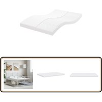 Vidaxl - Schaumstoffmatratze Weiß 120x200 cm 7-Zonen Härtegrad 20 ild - Schaumstoffmatratze - Matratze - Doppelbettmatratze - Federkernmatratze - 7 von VIDAXL