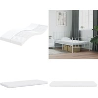Vidaxl - Schaumstoffmatratze Weiß 90x200 cm 7-Zonen Härtegrad 20 ild - Schaumstoffmatratze - Matratze 90x200 - Einzelbett - 7 Zonen Matratze - Weiche Vidaxl - Schaumstoffmatratze Weiß 90x200 cm 7-Zonen Härtegrad 20 ild - Schaumstoffmatratze - Matratze 90x200 - Einzelbett - 7 Zonen Matratze - Weiche von VIDAXL