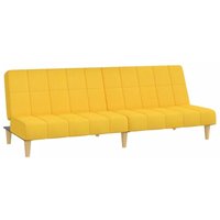 Schlafsofa 2-Sitzer Gelb Stoff Vidaxl von VIDAXL